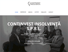Tablet Screenshot of continvest.ro
